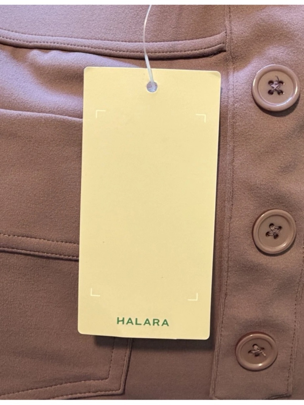 HALARA DayStretch High Waisted Pockets Straight Leg Casual Pants Size M Petite - Picture 9 of 13